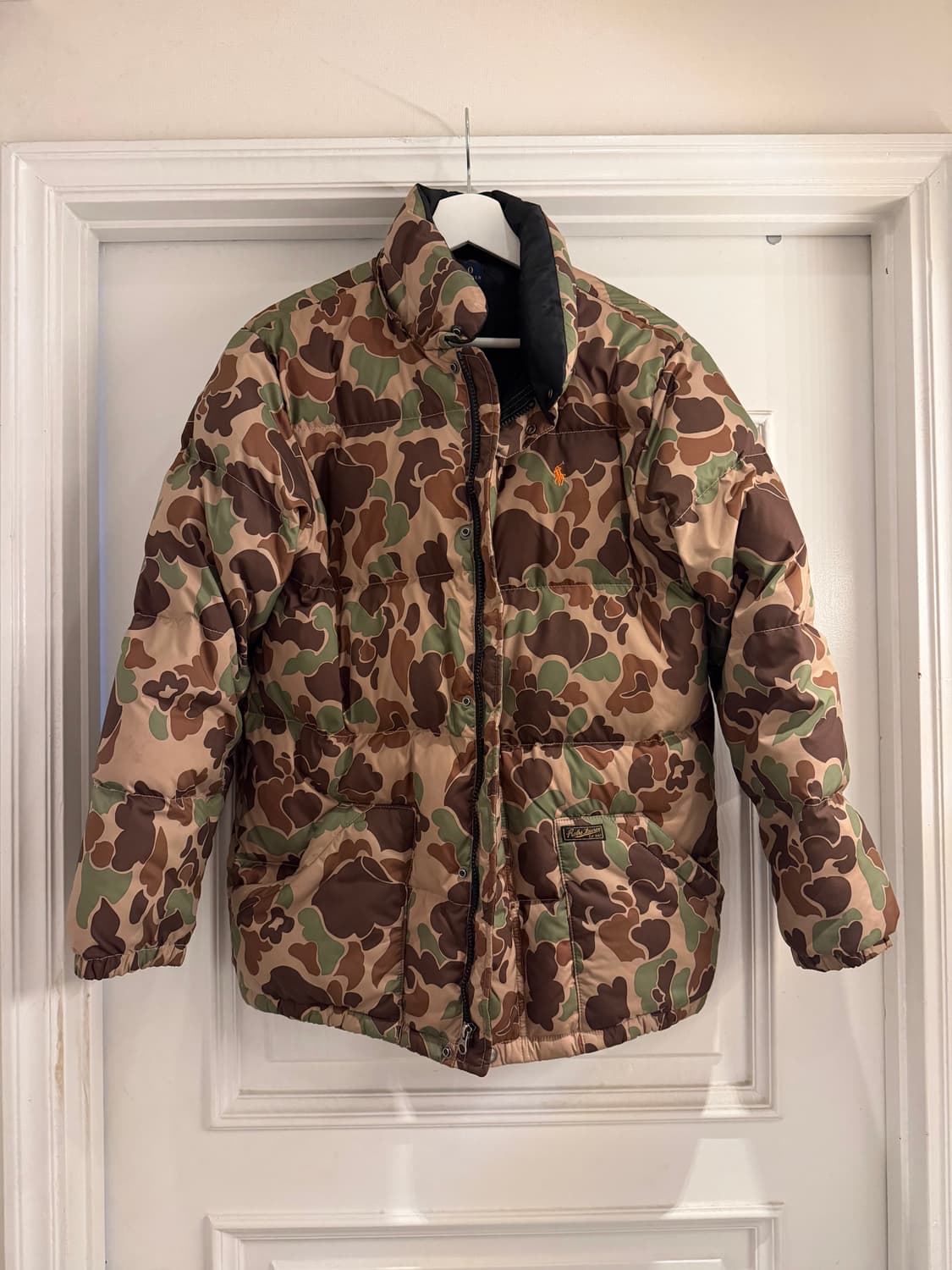 폴로 랄프로렌 카모 패딩 상품이미지1