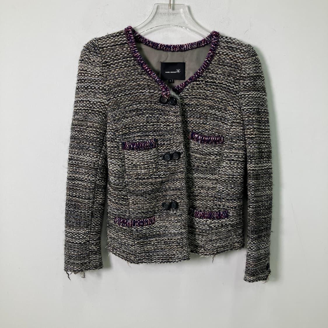이자벨 마랑 에뚜왈 울 트위드 자켓 상품이미지1