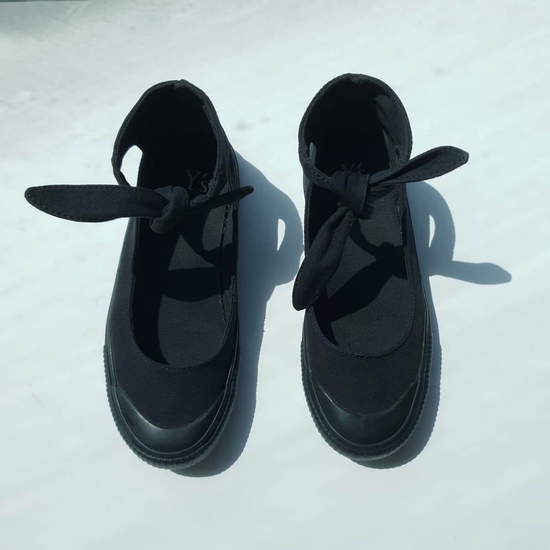 Y's Canvas AnkleTie Mary Jane Sneakers 상품이미지2