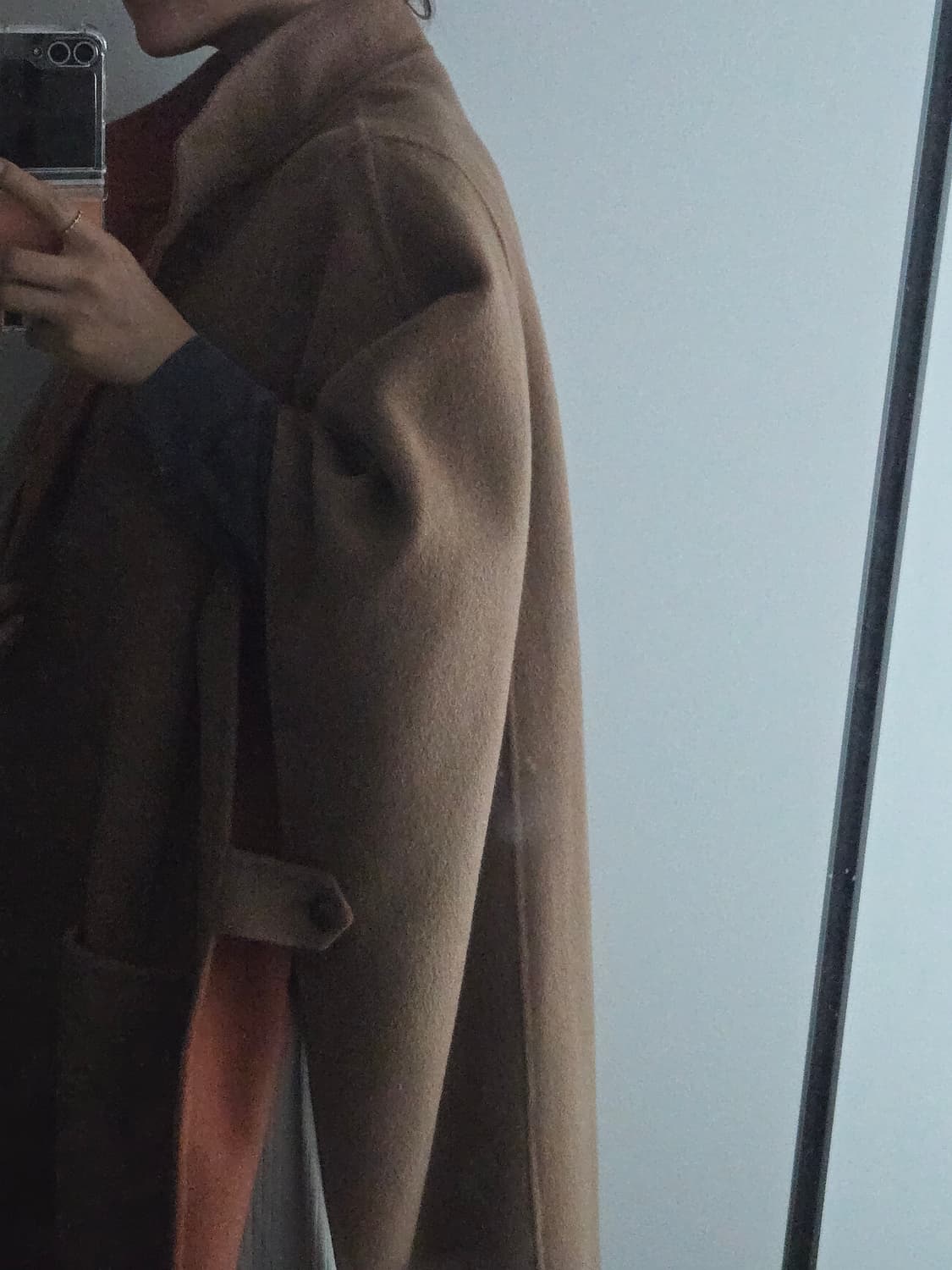 셀렙샵 카멜 케이프코트 라지 상품이미지5