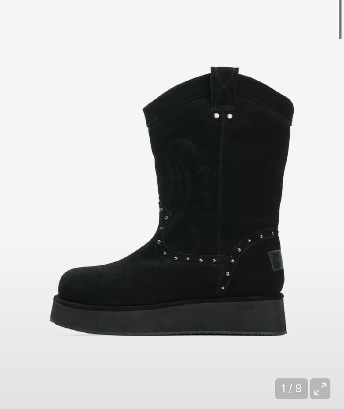 이크닉 오도어 WESTERN FUR BOOTS/BLACK 240사이즈 상품이미지1