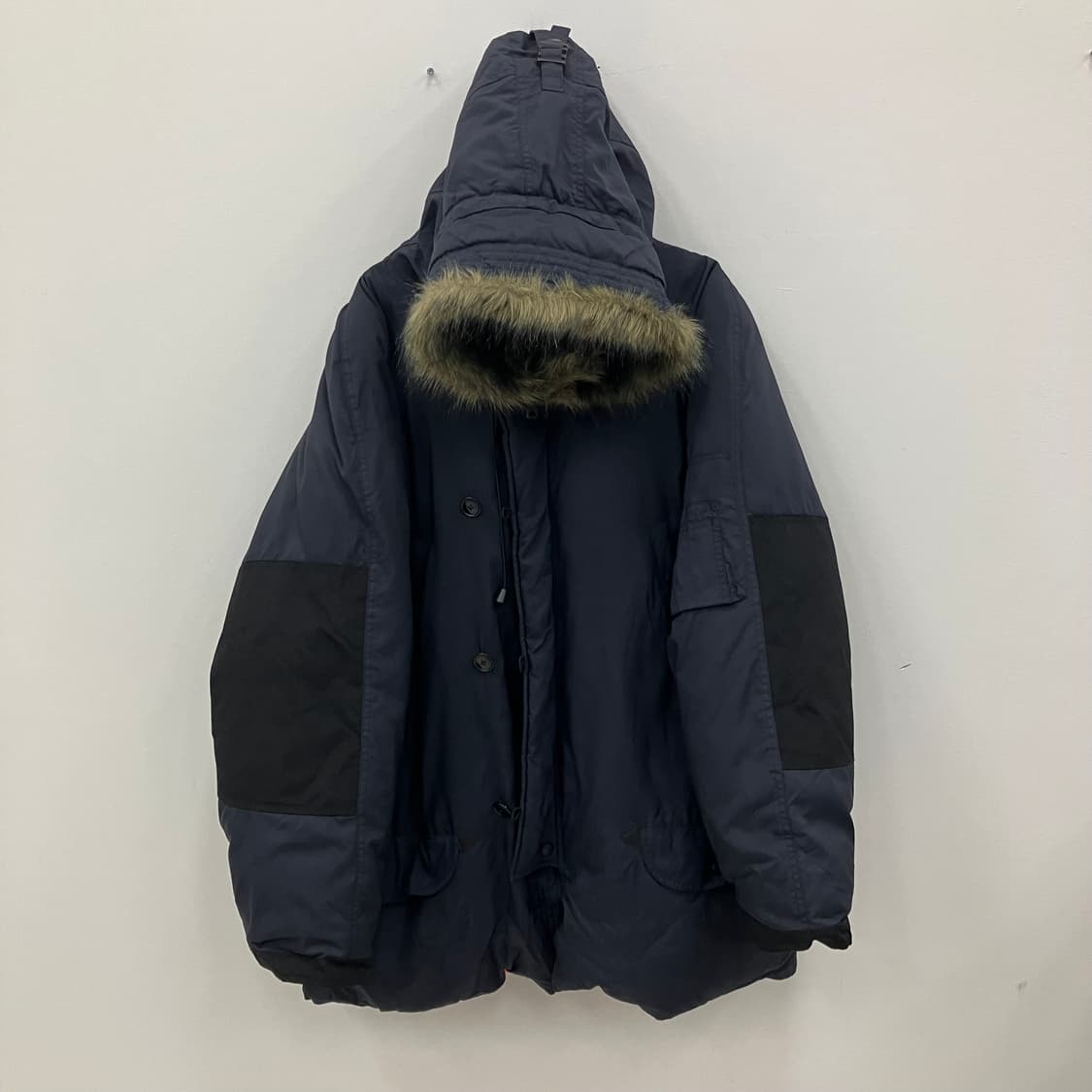 폴로 진스 네이비 N-3B 덕다운 패딩 파카 XL 상품이미지4