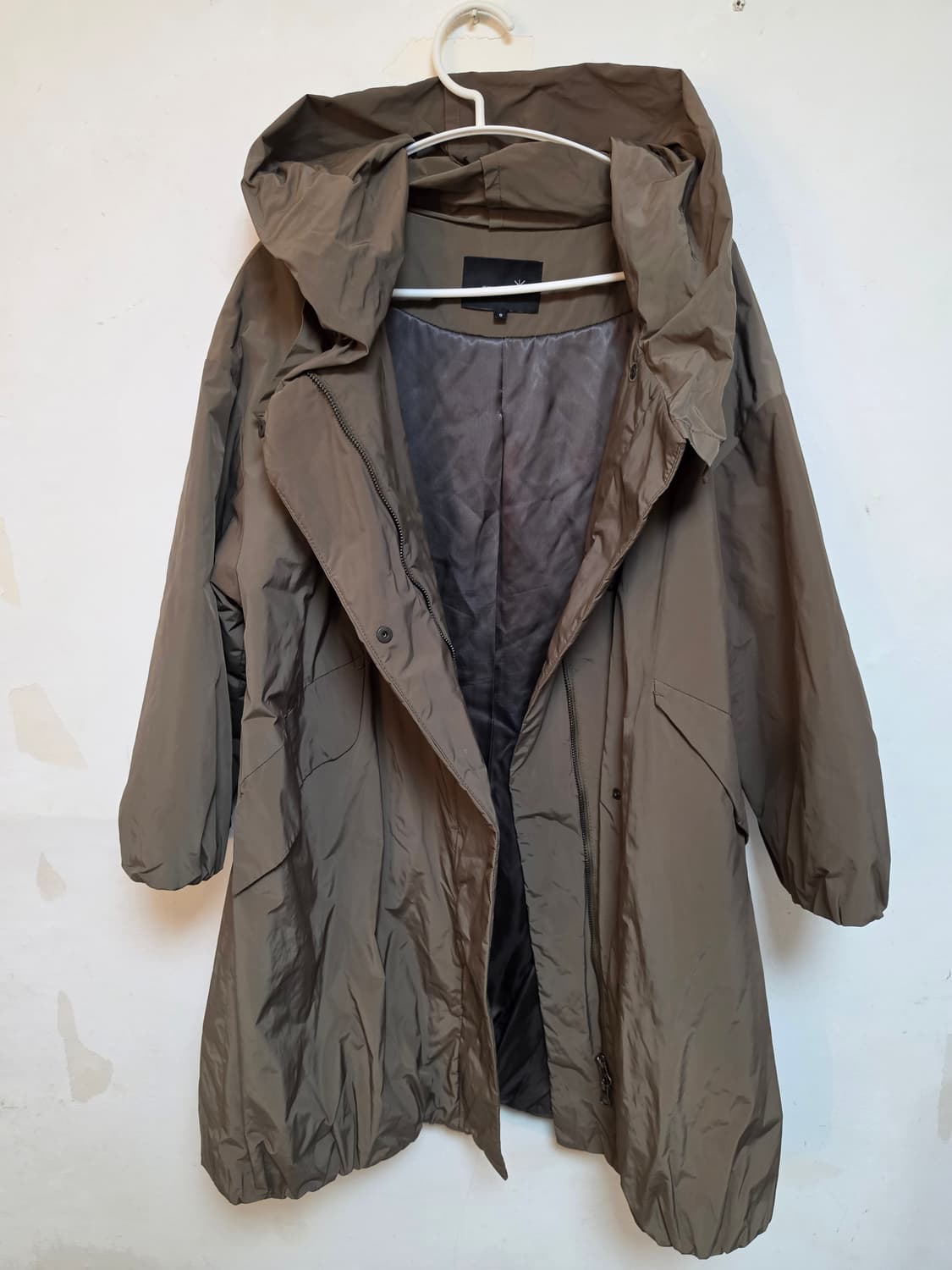 Isabel Marant 카키색 후드 오버핏 코트 0  상품이미지4