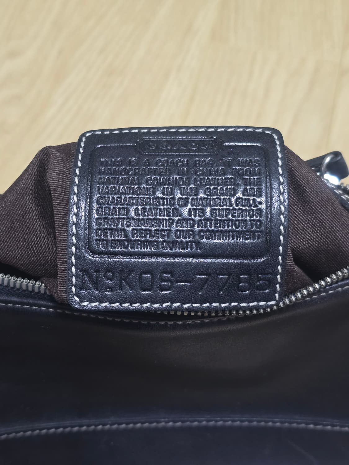 Coach 코치 햄프턴 바게트 토트백 블랙 상품이미지6