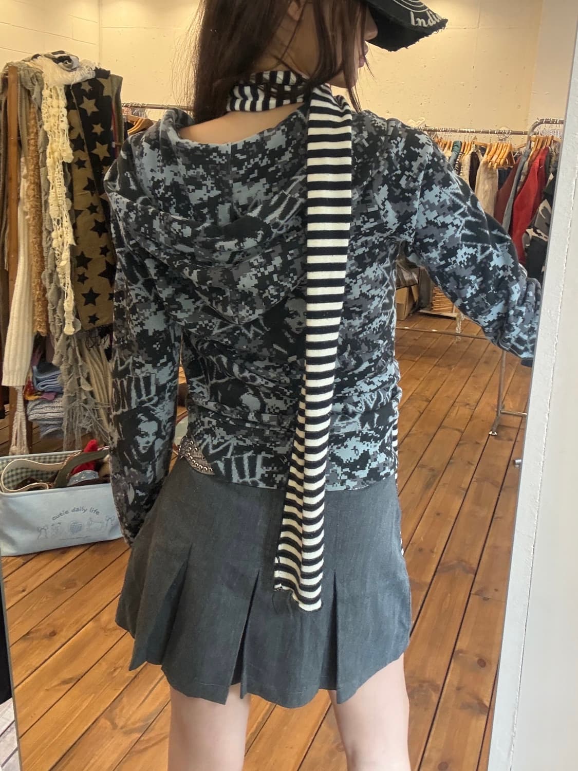 히스테릭글래머 그래픽 히스걸 후드집업 상품이미지3