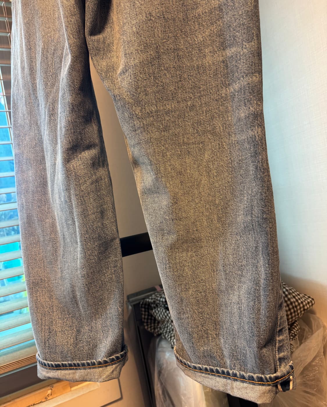 빔즈 x 리바이스 슈퍼 와이드 데님 진스 36사이즈 상품이미지8