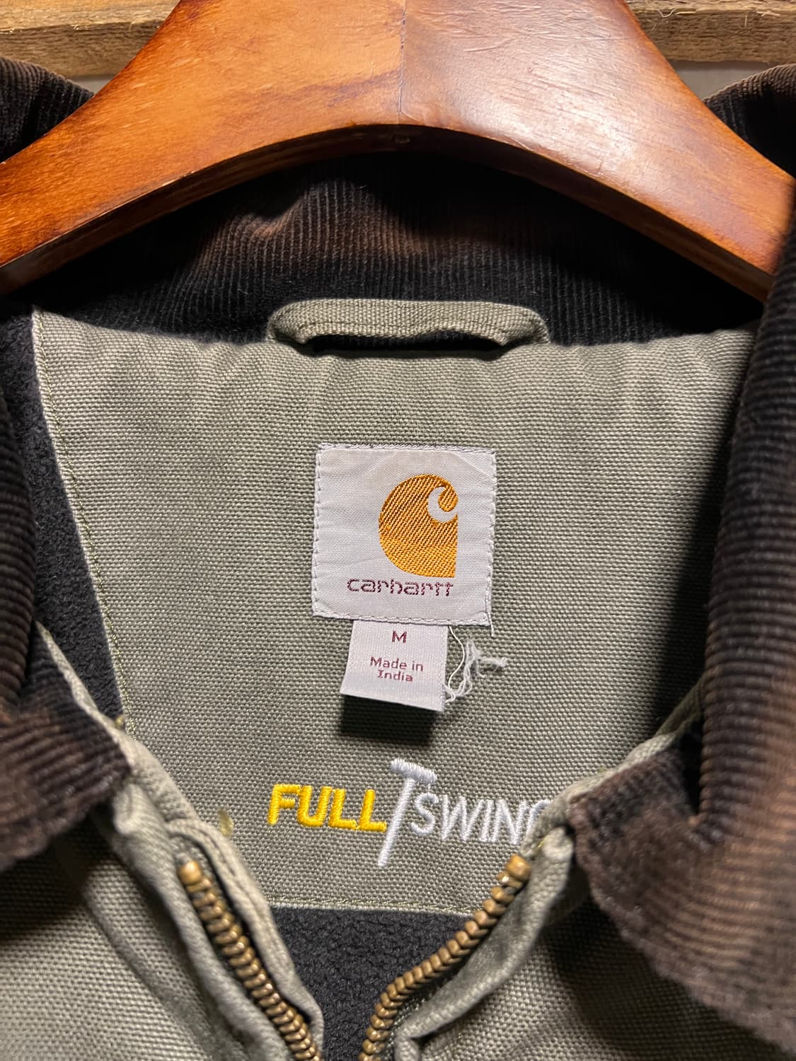 [M]칼하트 USA Full Swing 모스그린 워크자켓 상품이미지5