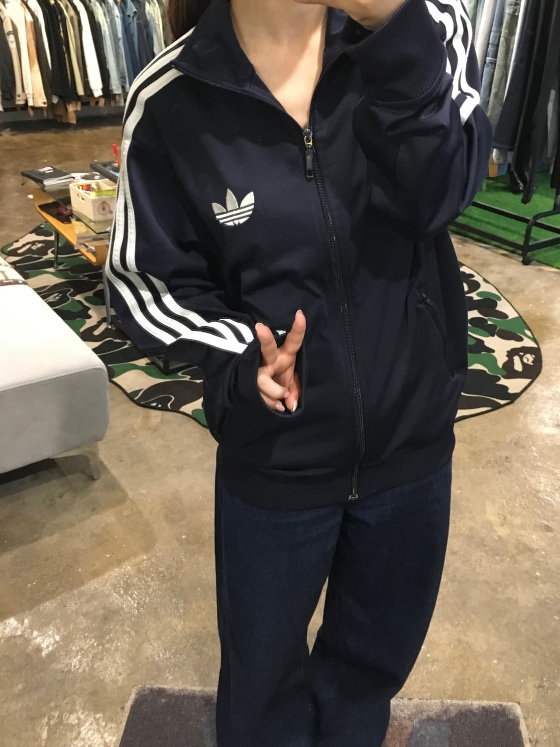 아디다스 구파이어버드 져지 네이비 상품이미지3