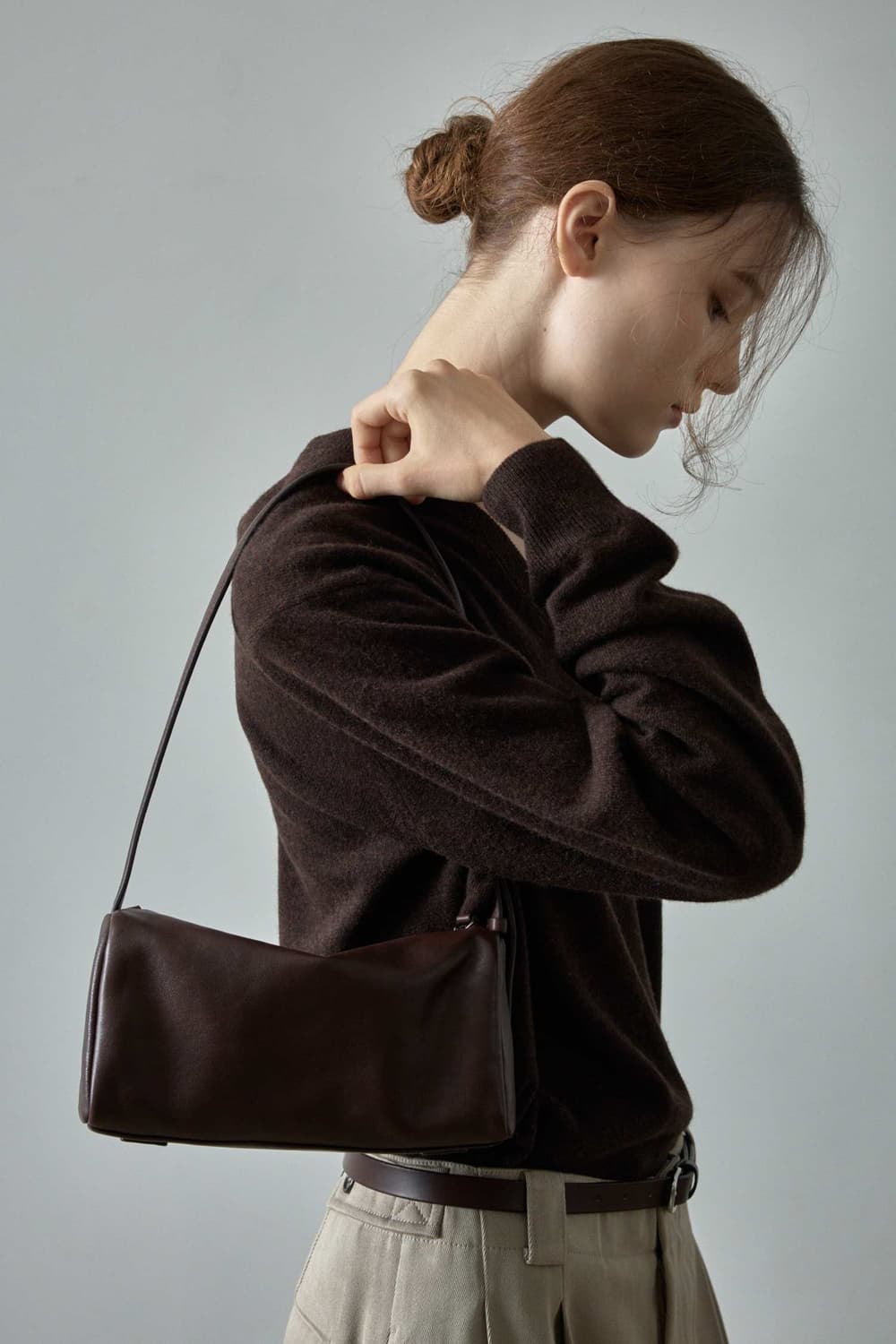 파사드패턴 빈티지 캐빈 백 브라운 상품이미지1