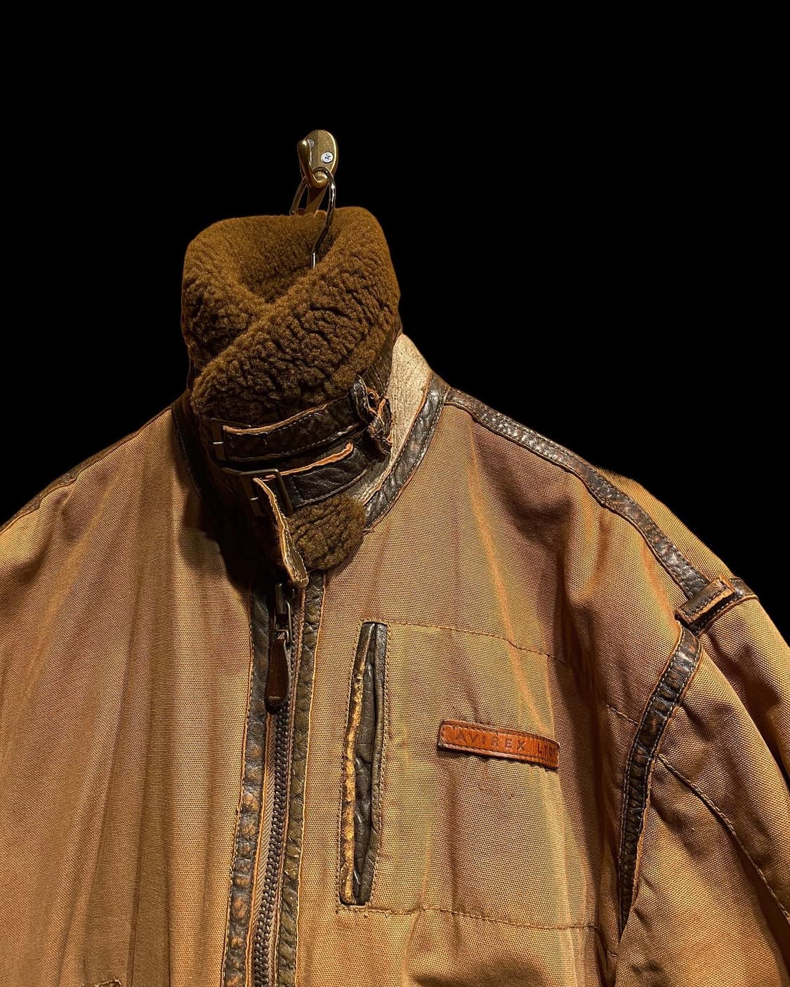 아비렉스 밀리터리 무스탕 자켓 상품이미지5