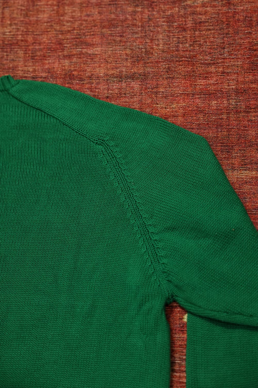 90s 빈티지 폴로 코튼 니트 그린 판매 상품이미지10