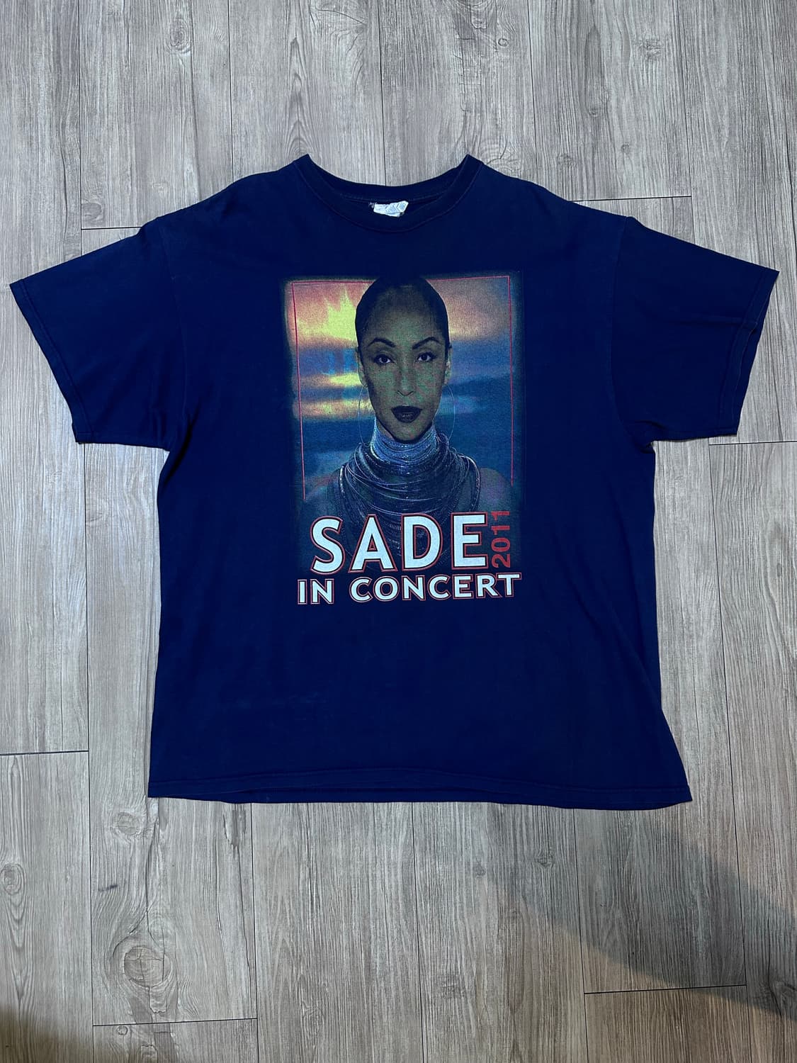 빈티지 샤데이 2011 콘서트 티셔츠 네이비 상품이미지1