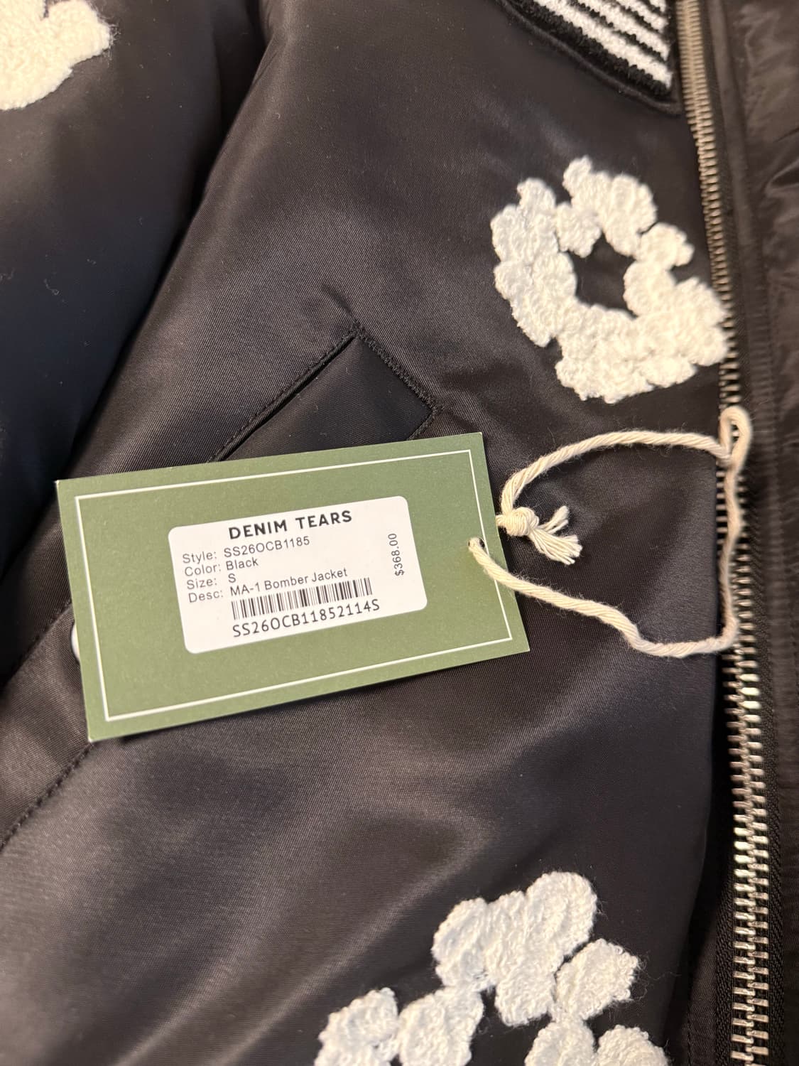 데님티어스 패치 봄버자켓 상품이미지3