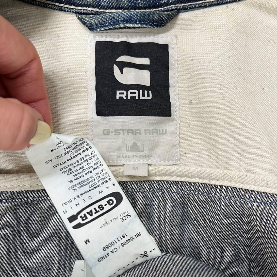 지스타로우 워싱 데님 트러커 자켓/#3673 상품이미지6