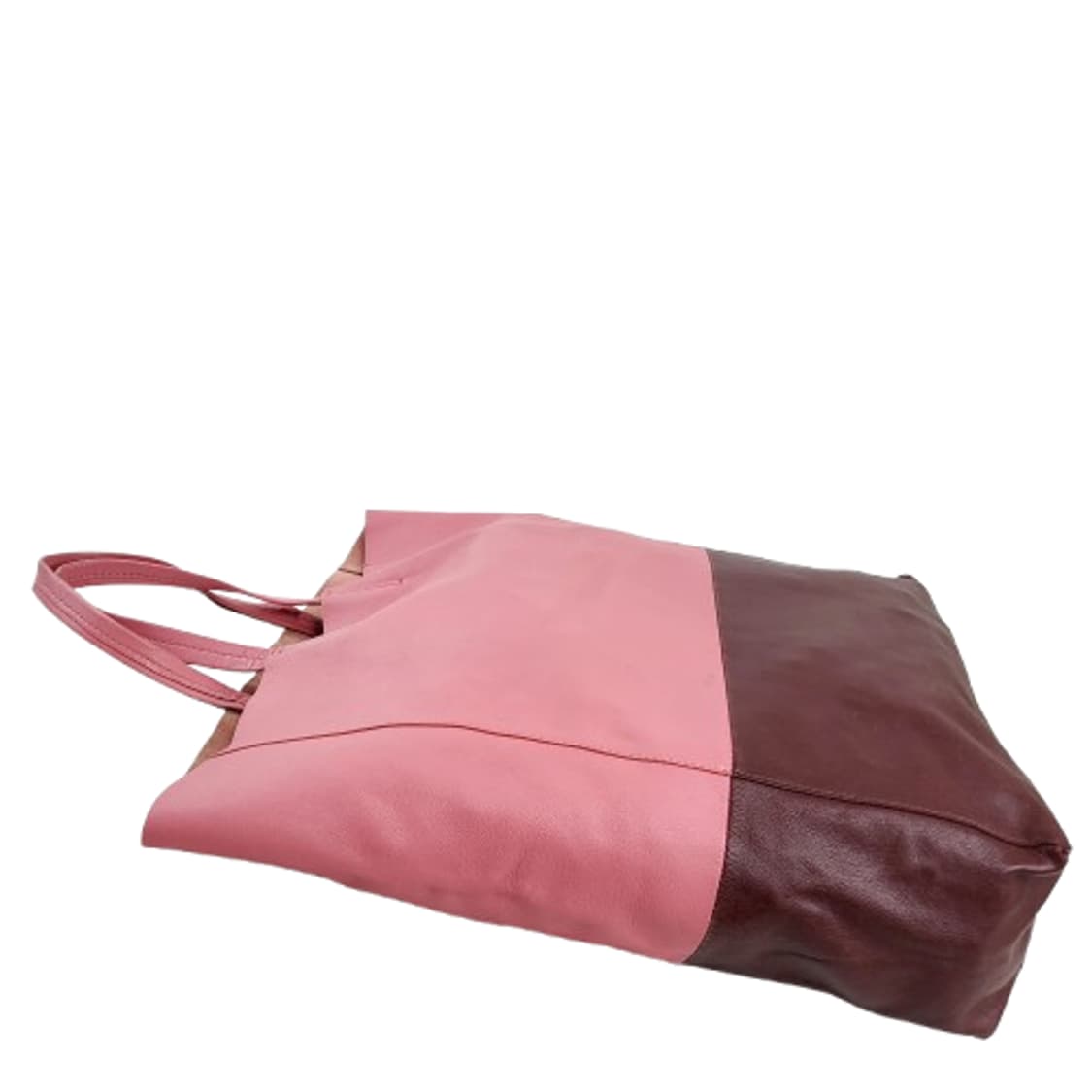 정품 셀린느 투톤 컬러 램스킨 카바스 팬텀 토트백 상품이미지5