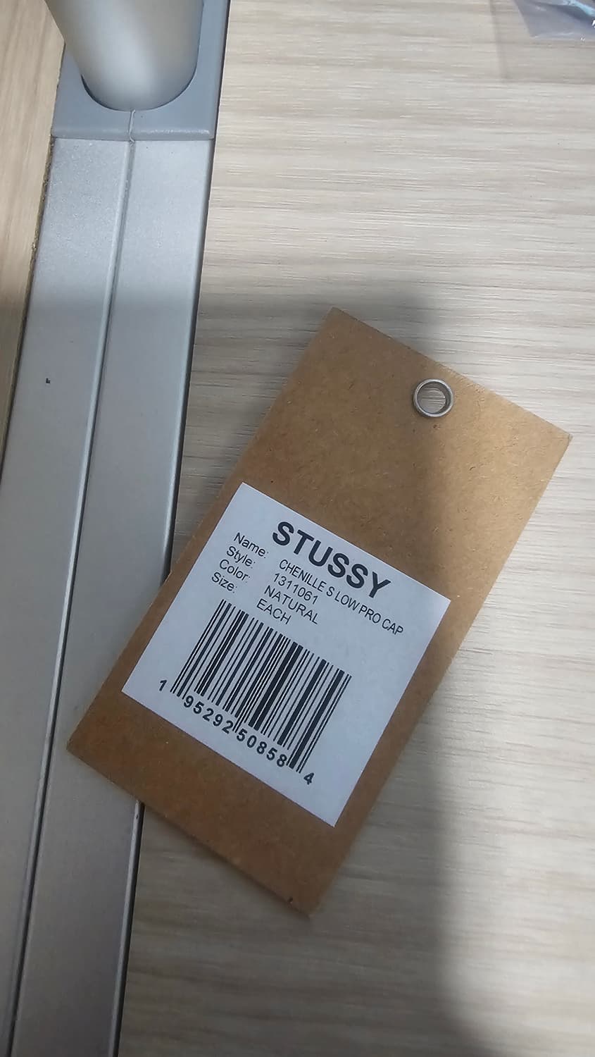 스투시 셔닐 S 로우 프로 볼캡 모자 내츄럴 상품이미지6