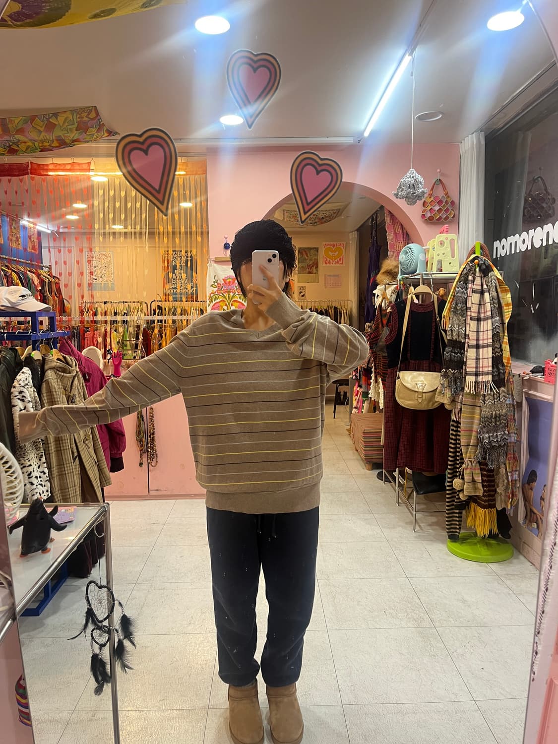 바나나 리퍼블릭 스트러이프 브이넥 니트 상품이미지10