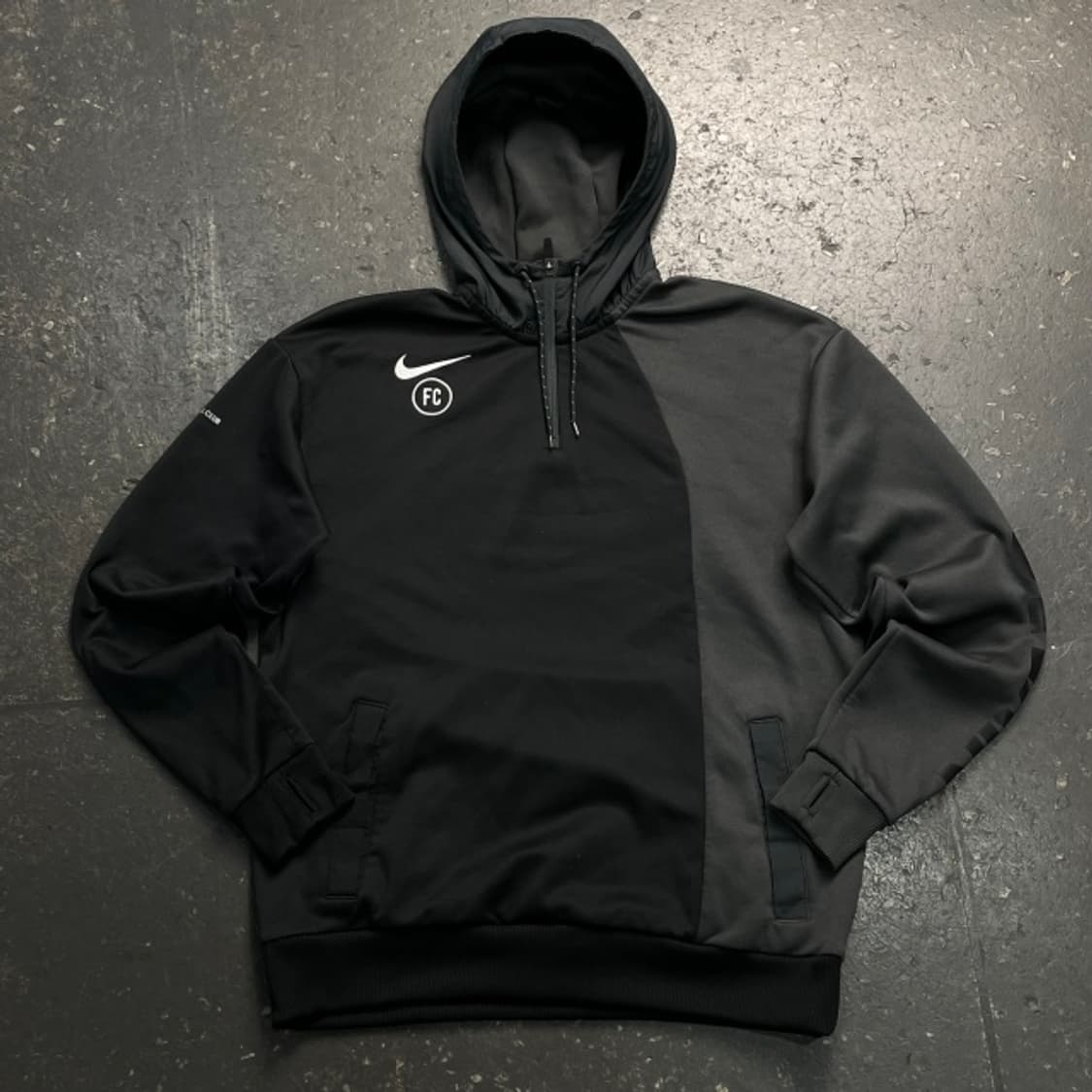105 나이키 풋볼 드라이핏 반집업 후드티 상품이미지1