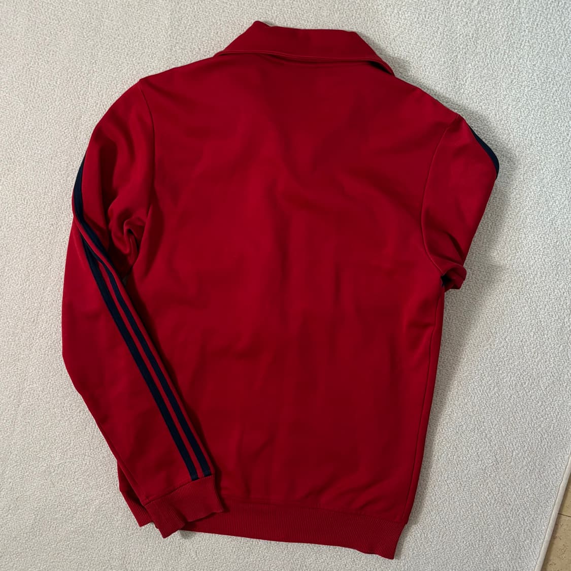 아디다스 베켄바우어 네이비 빨강 버건디 트랙탑 스몰로고 져지 상품이미지4
