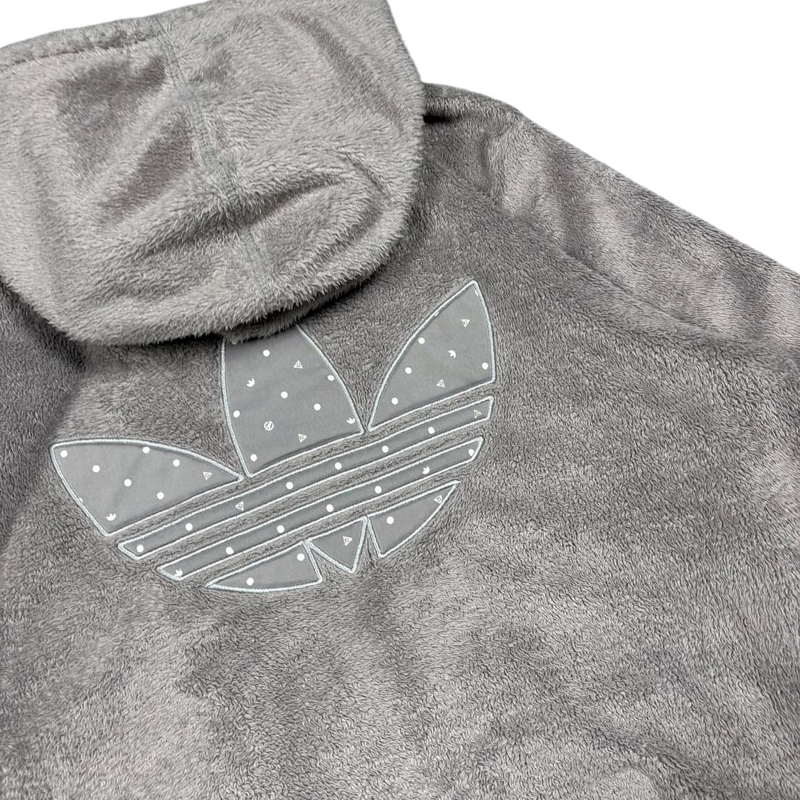 아디다스 그레이 쉐르파 후드집업 상품이미지2