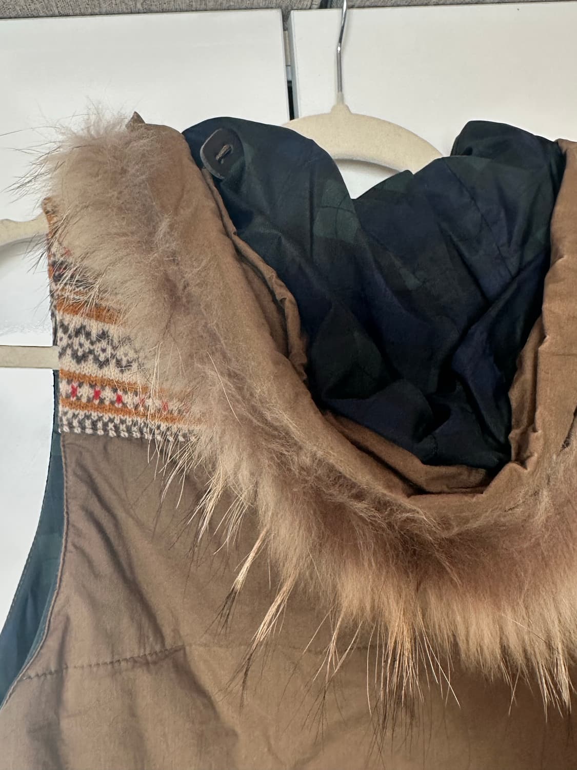 Japanese Vintage  Vest Khaki 상품이미지4