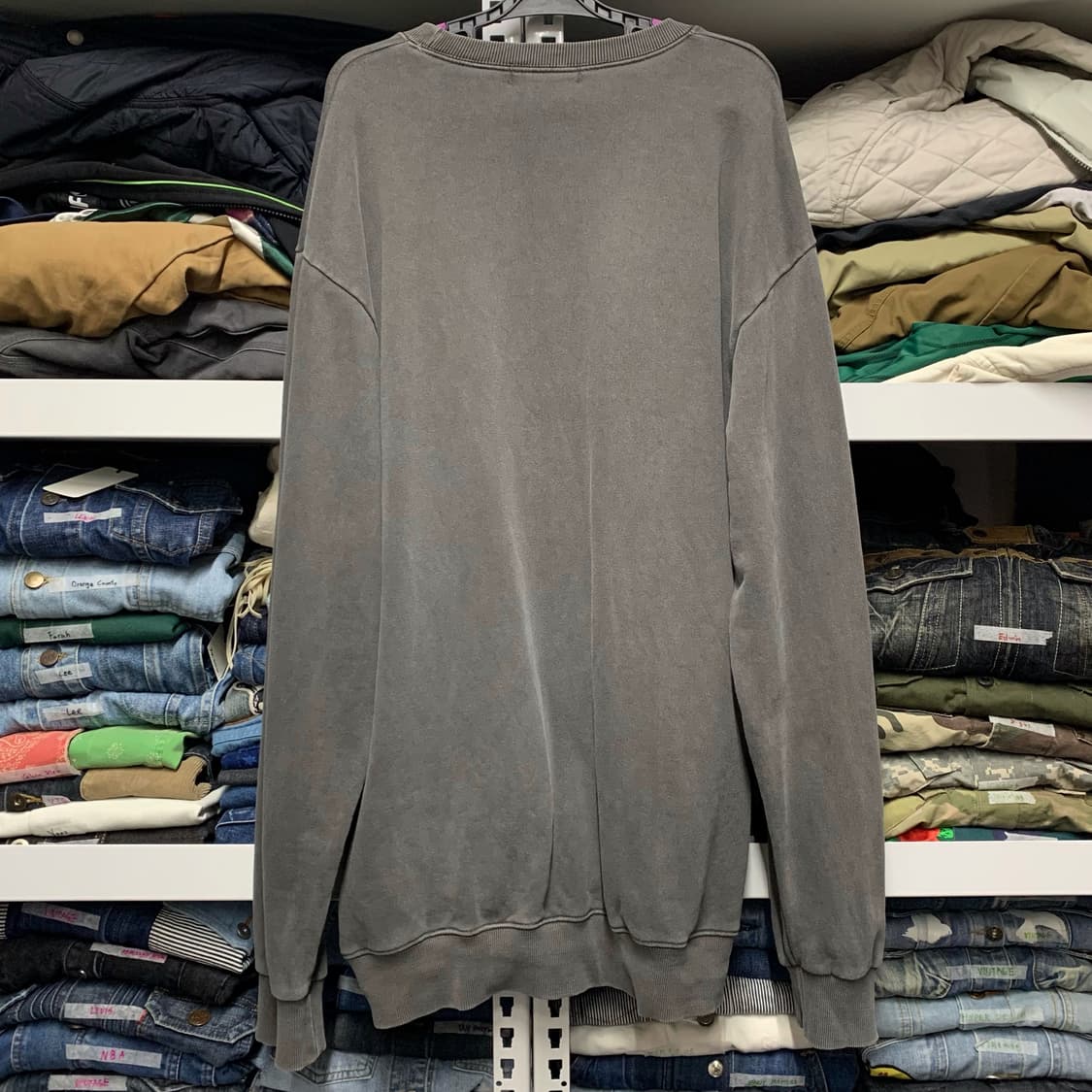 [XL] VTG 가먼트다잉 맨투맨 스웻셔츠 상품이미지3