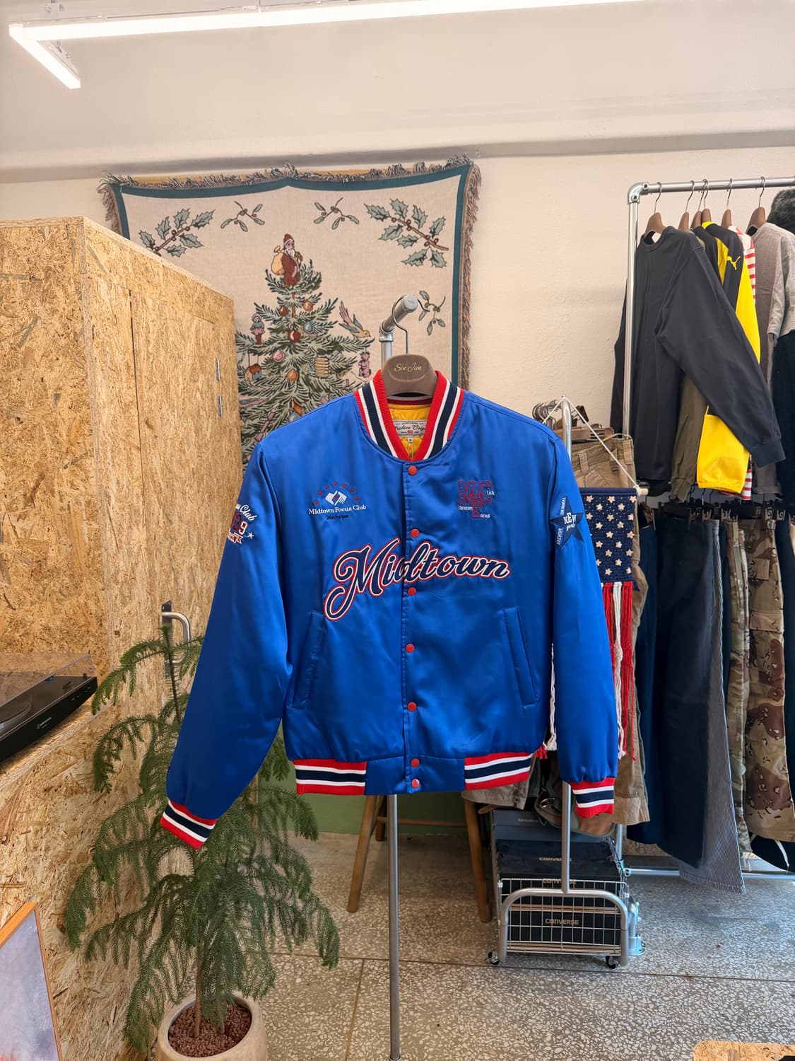 라이프아카이브 새틴 스타디움 점퍼 상품이미지1