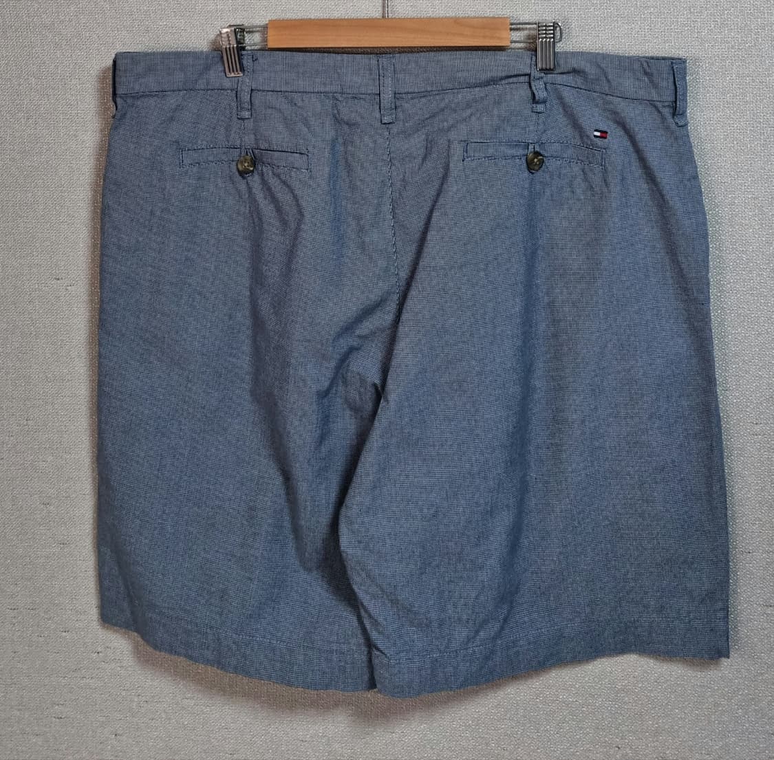 빅사이즈 42인치) 타미힐피거 네이비 체크 코튼 반바지 상품이미지2
