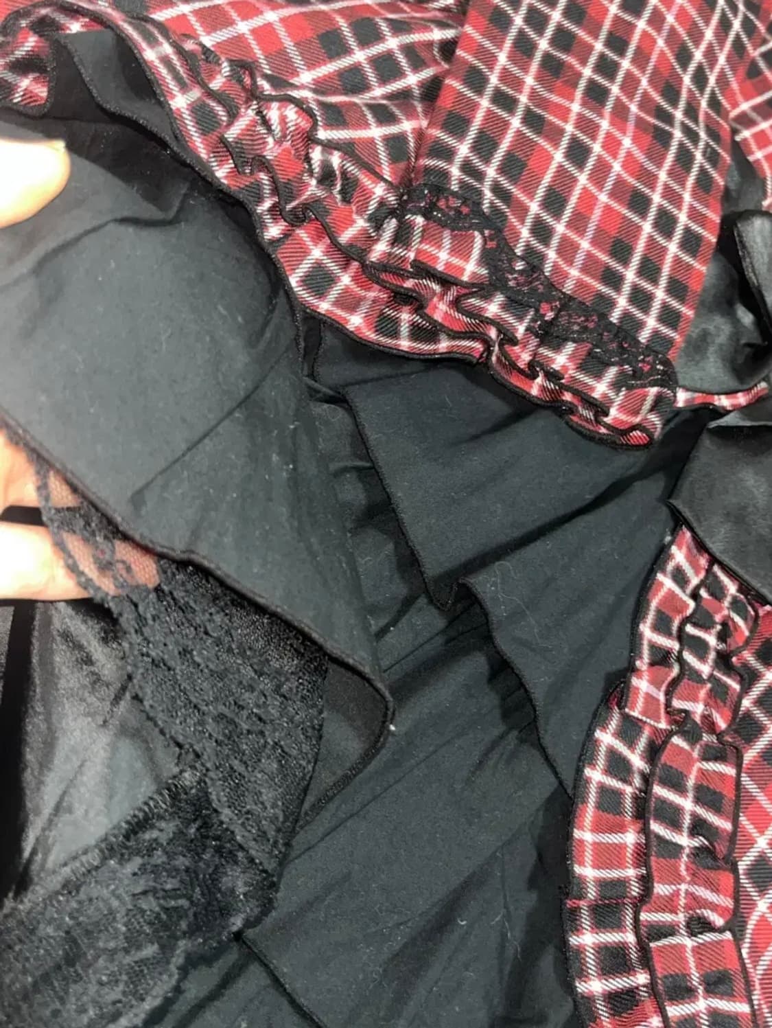 고스로리 체크 캐캐체깔 원피스 상품이미지3