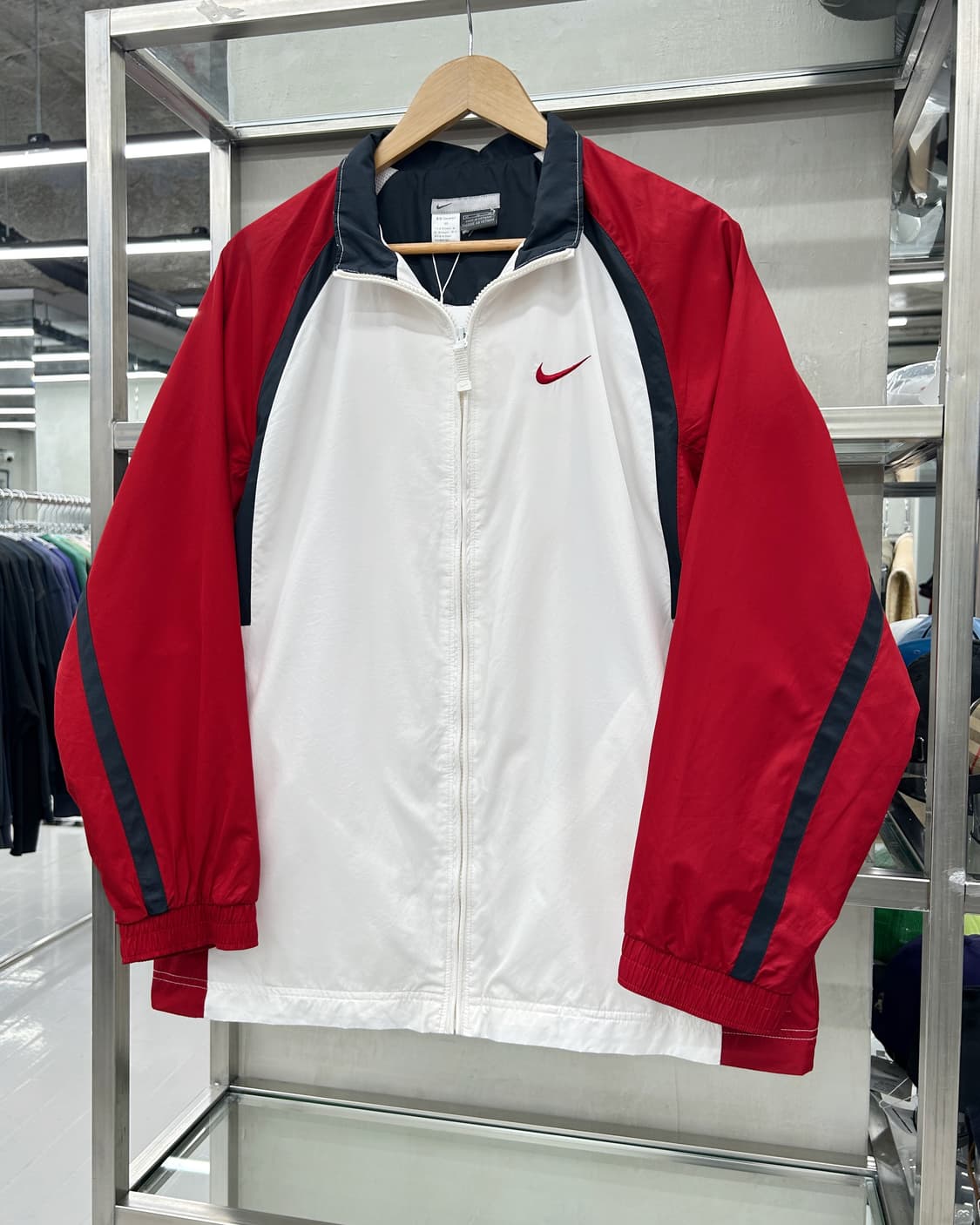 나이키 NIKE 00s 스우시 트랙 자켓 올드스쿨 바람막이 상품이미지2