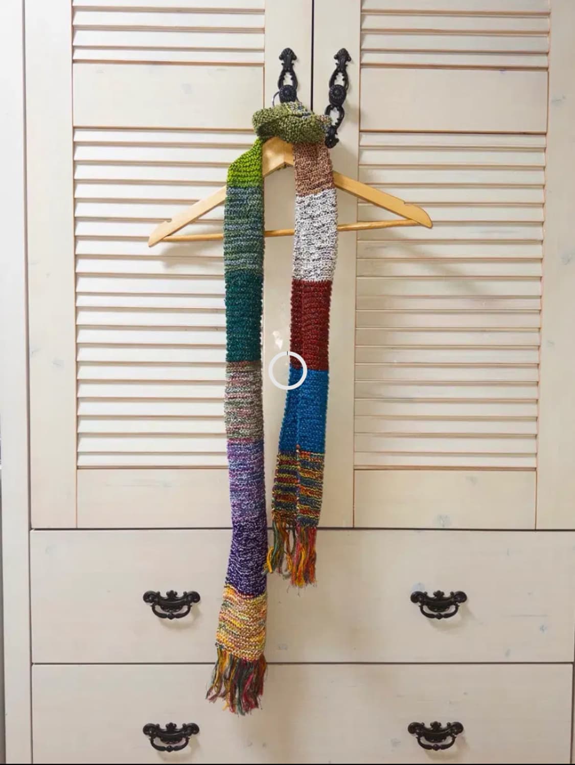 일본빈티지 무지개 머플러 목도리 그런지 에스닉 히피 y2k 아오이유우 상품이미지2