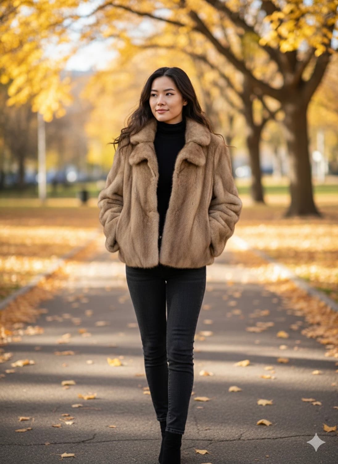 국제모피 nafa mink 밍크코트 상품이미지1