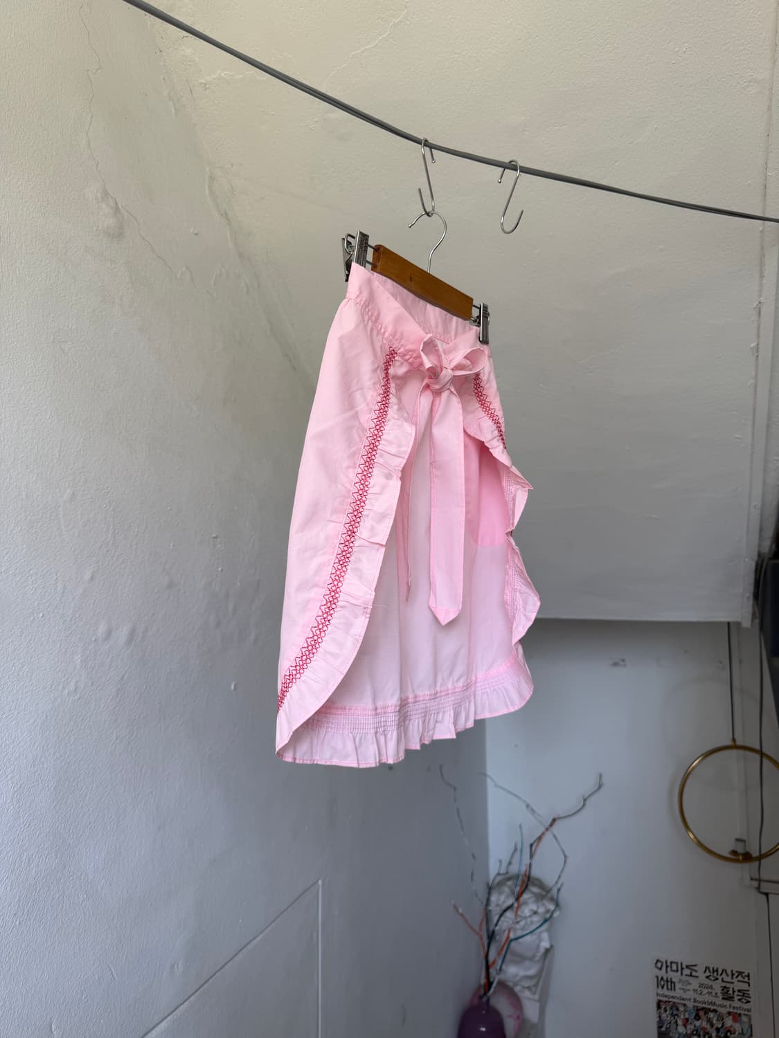 y2k 쁘띠 프릴 허리 앞치마 상품이미지7