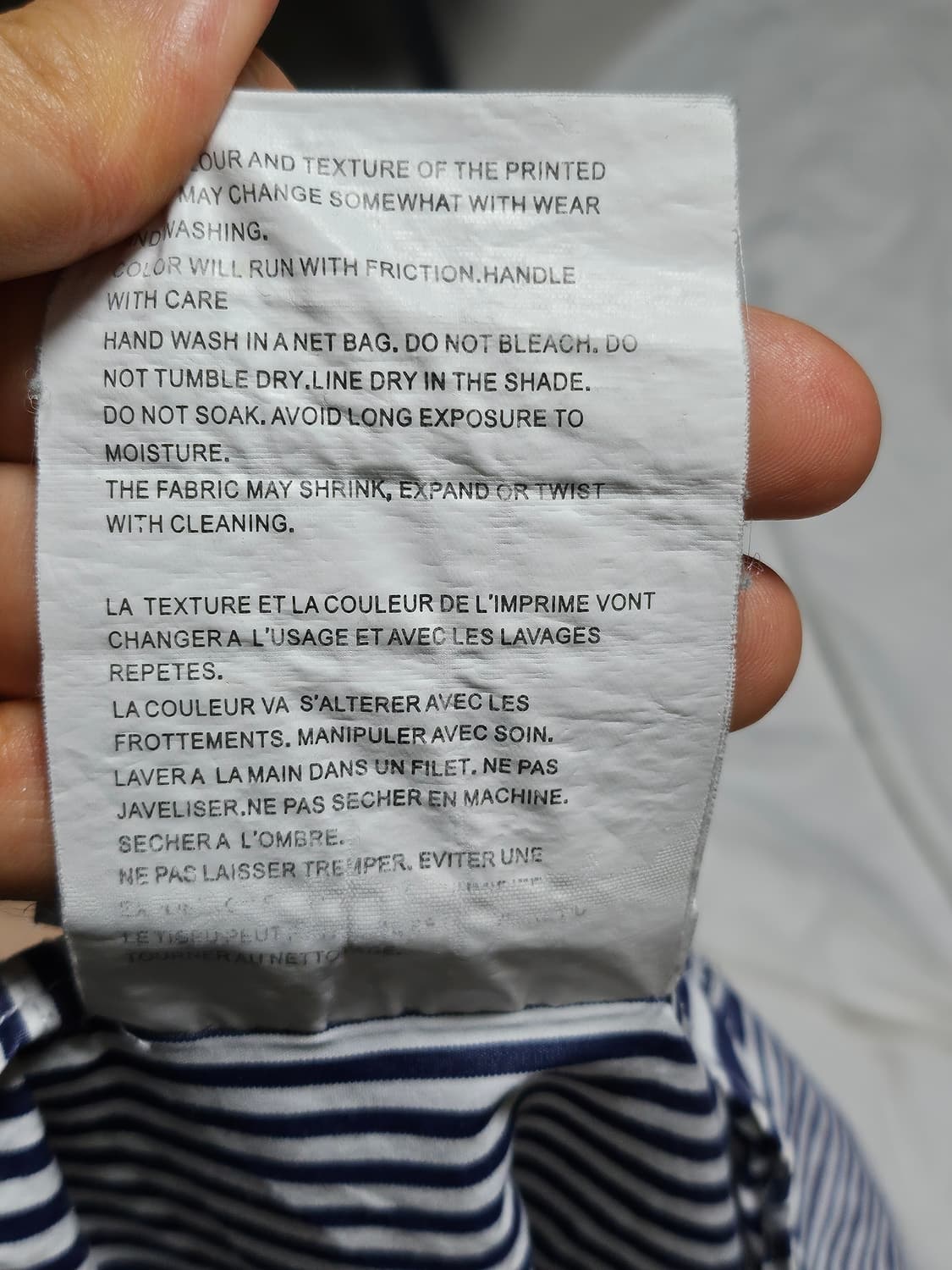 꼼데가르송 play 블랙 하트 스트라이프 셔츠 L 상품이미지9