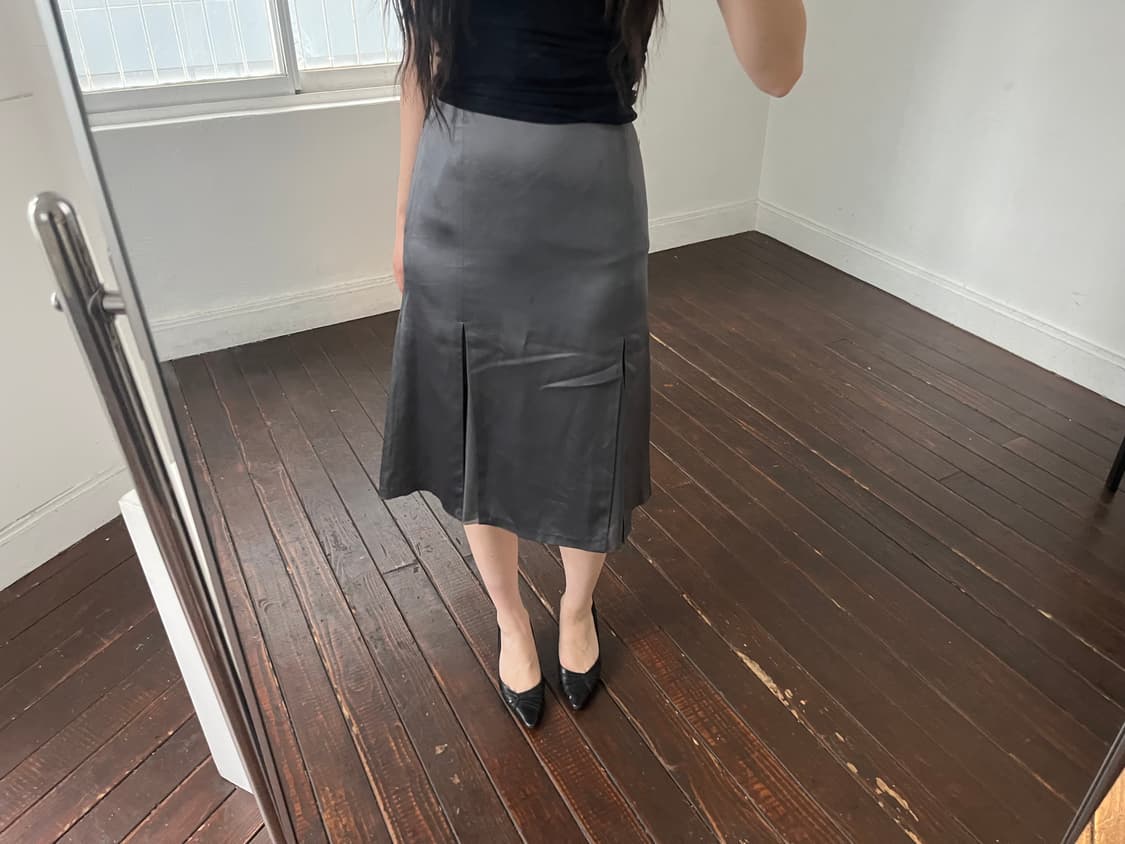 새틴 패널 스커트 상품이미지1