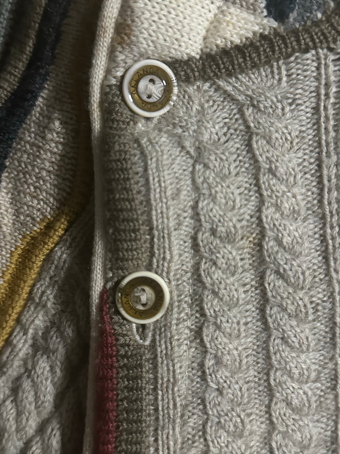 90s Oaklands Australia 메리노 울 니트 베스트 상품이미지3