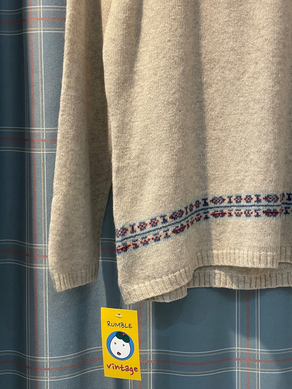 일본빈티지 골든베어 페어아일니트 상품이미지3