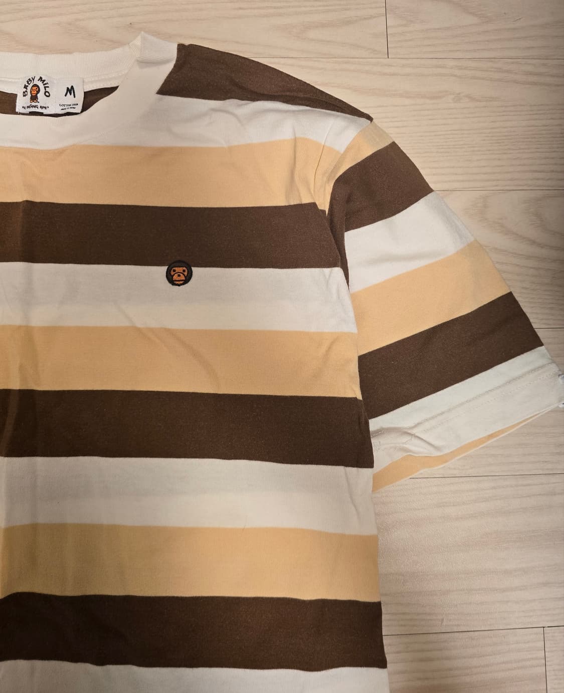 BAPE BABY MILO 스트라이프 반팔티 상품이미지3