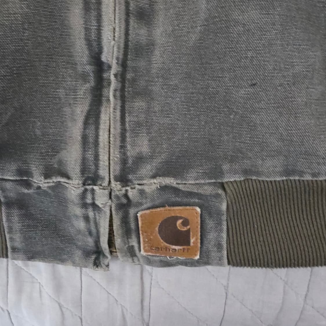 [XXL] 00s 빈티지 칼하트 산타페 j14 MOS 트래쉬드 워크자켓 상품이미지3