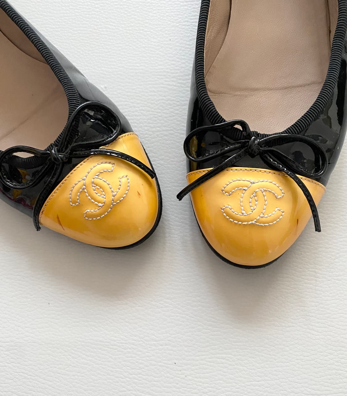 [샤넬] 정품 샤넬 페이던트 발레리나 플랫슈즈 (36사이즈) 상품이미지3