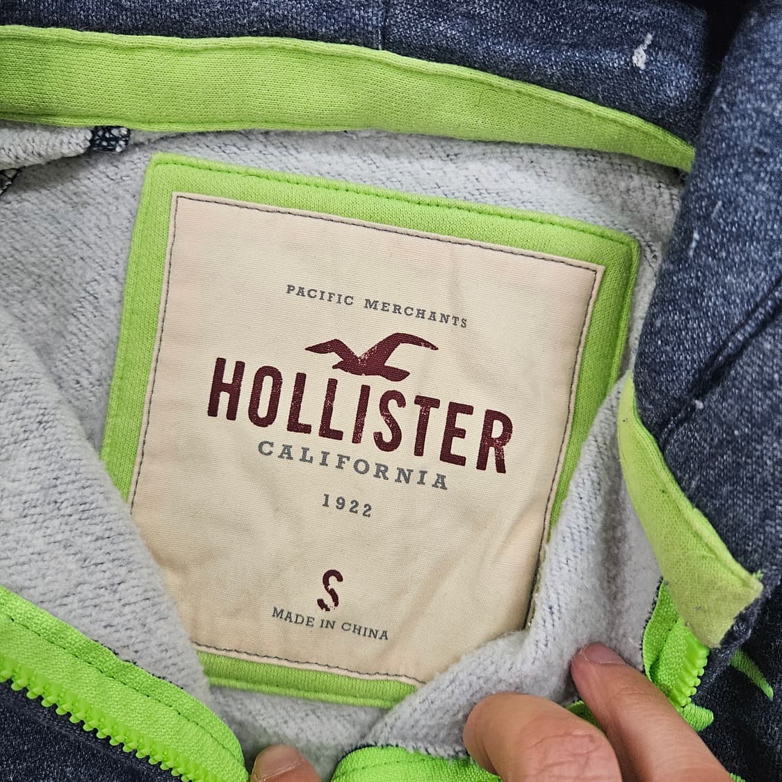 홀리스터 후드 집업 S 상품이미지3