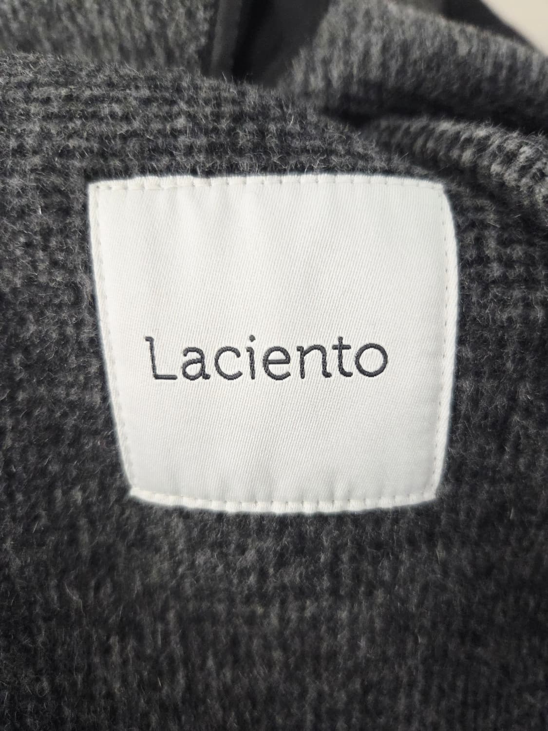 Laciento 라씨엔토 울 캐시미어 블렌드 후드 숏 코트 상품이미지6