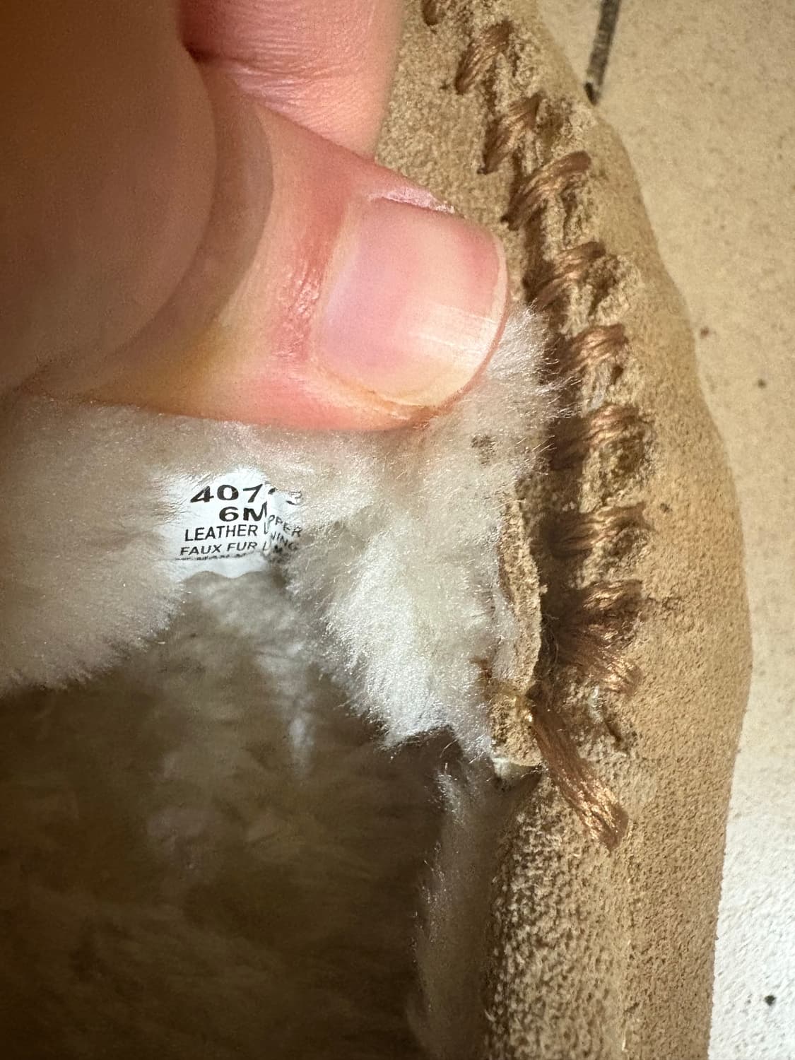 미네통카 모카신 털부츠 여성용 230 상품이미지5