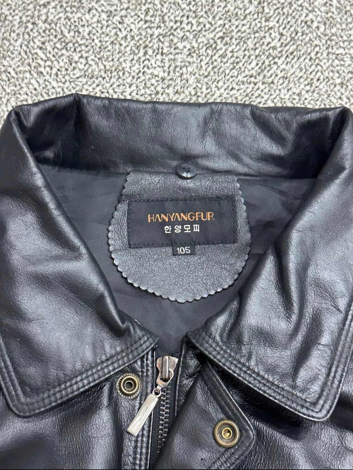 한양 모피 레더자켓 상품이미지2