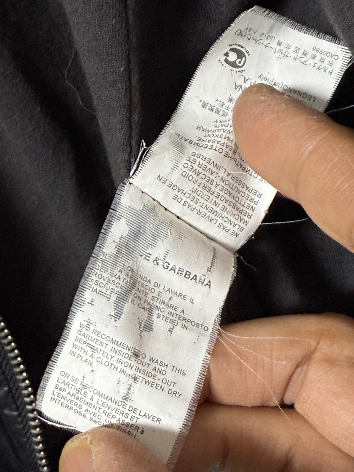 돌체앤가바나 나일론 4포켓 집업 바이커 바람막이자켓 상품이미지9