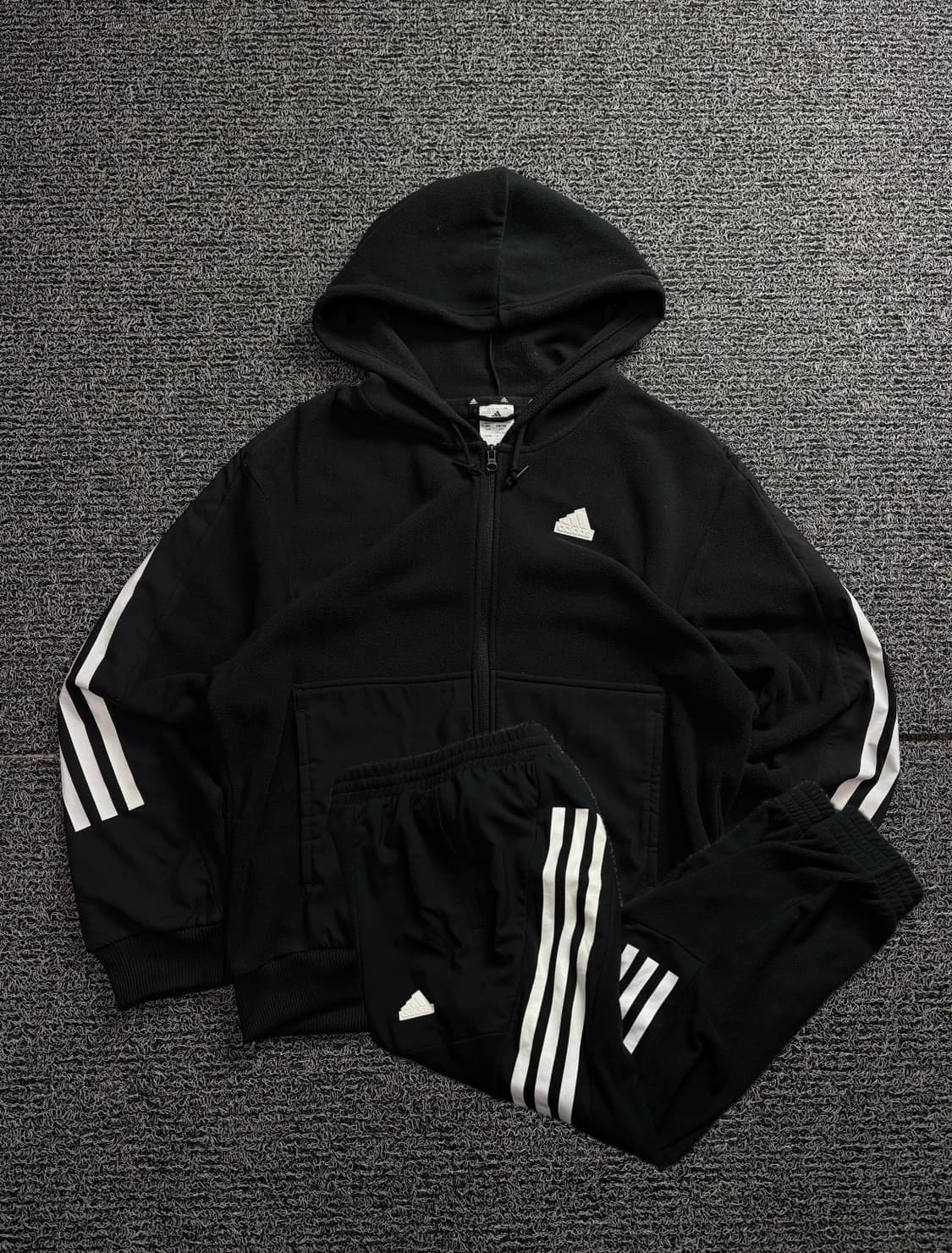 아디다스 신형 배색 플리스 트랙자켓 & 트랙팬츠 세트 1611 상품이미지1