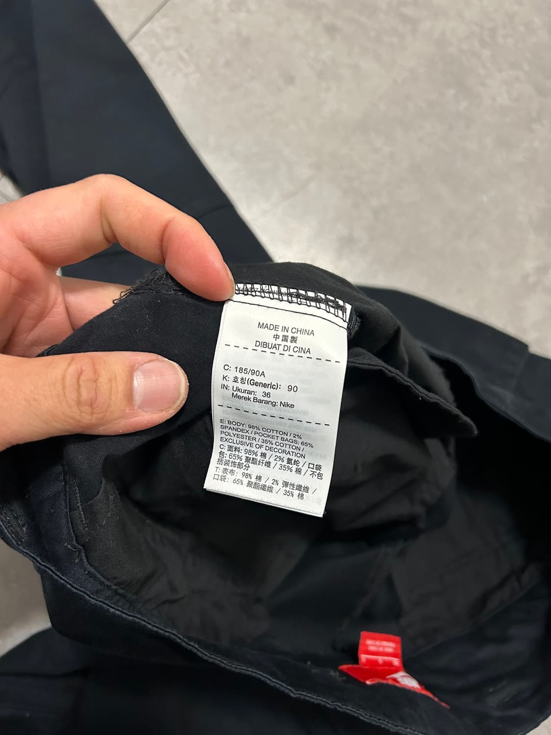 나이키 테크팩 우븐  블랙컬러  카고   빈티지 유틸팬 상품이미지7