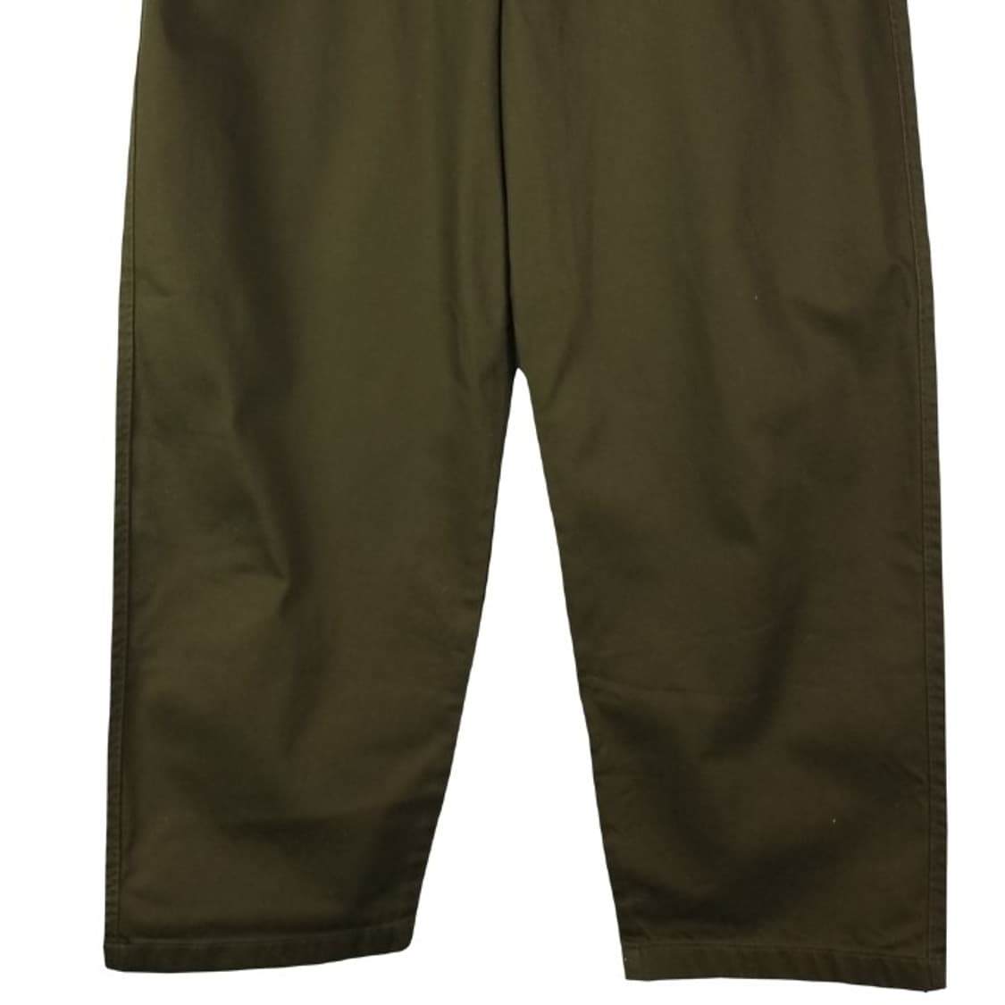 [유니클로 U 르메르](새상품) 와이드 코튼 팬츠 올리브카키 M18776 상품이미지5