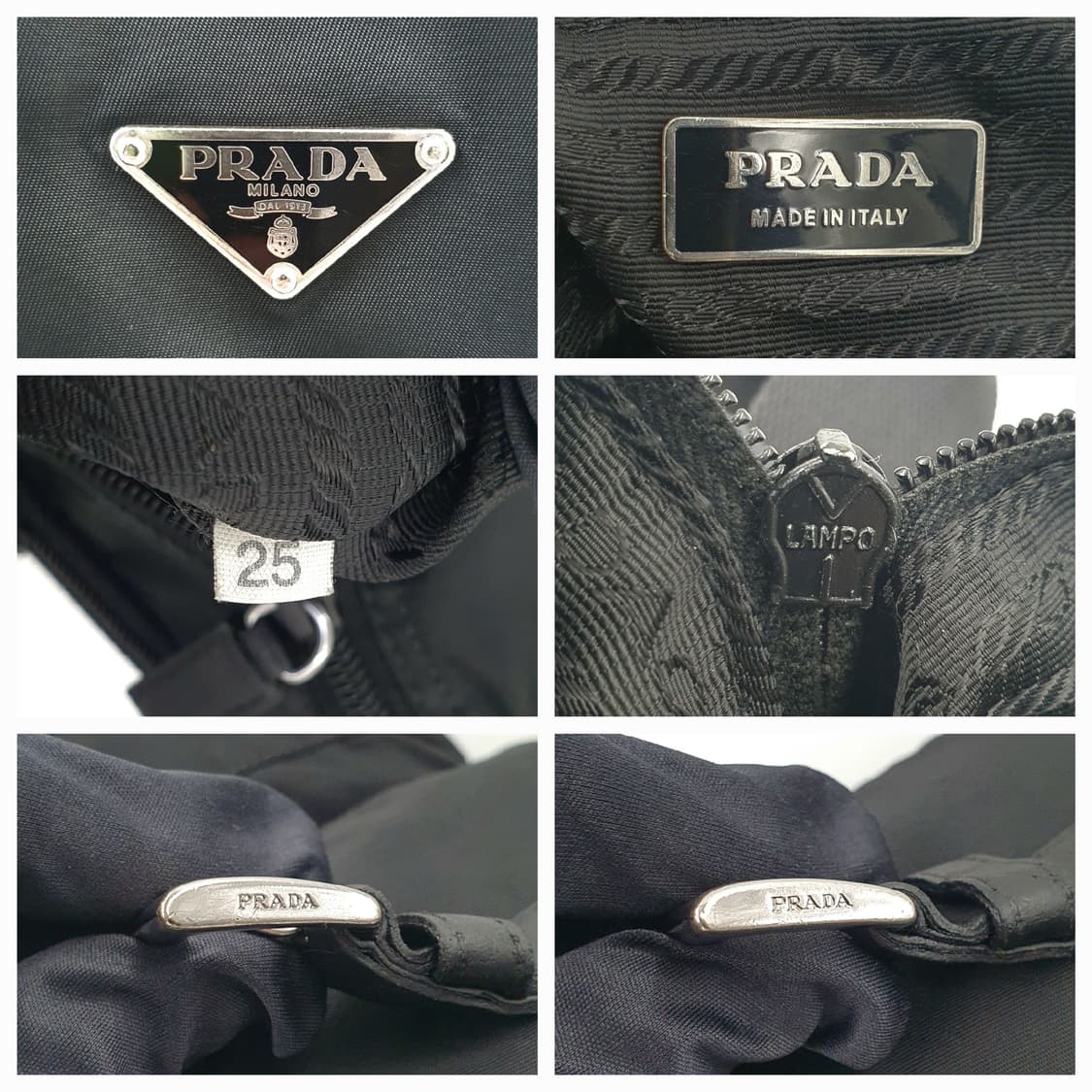 프라다 투포켓 블랙 메신저백 크로스백 숄더백 상품이미지5