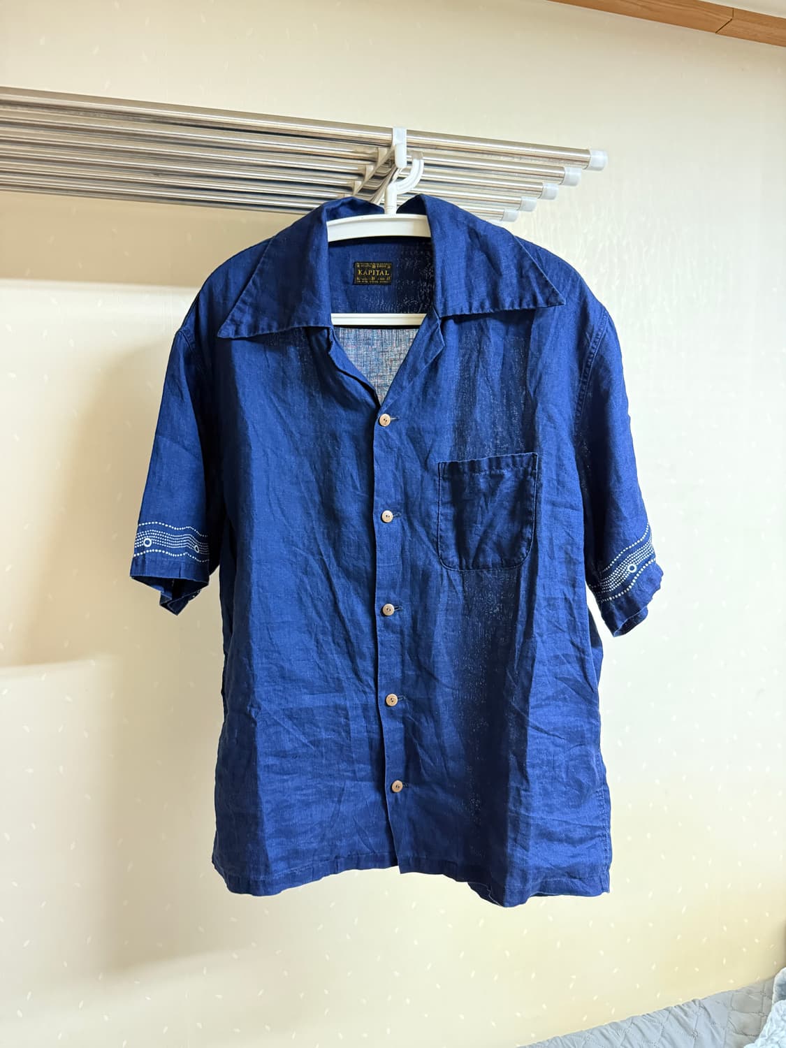 캐피탈 프렌치 크로스 린넨 알로하 셔츠 상품이미지2